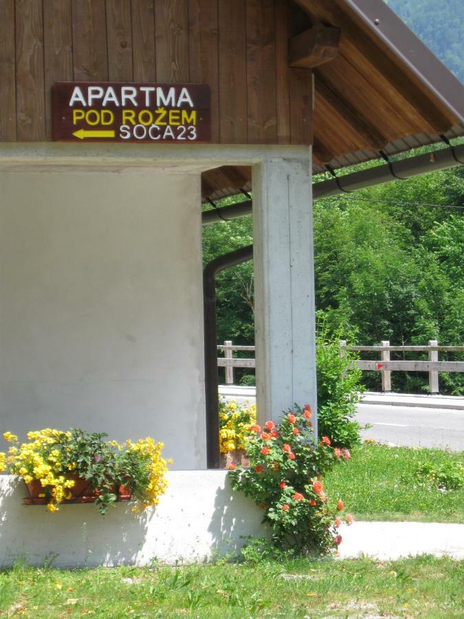 Apartma Pod Rozem Soca Ngoại thất bức ảnh